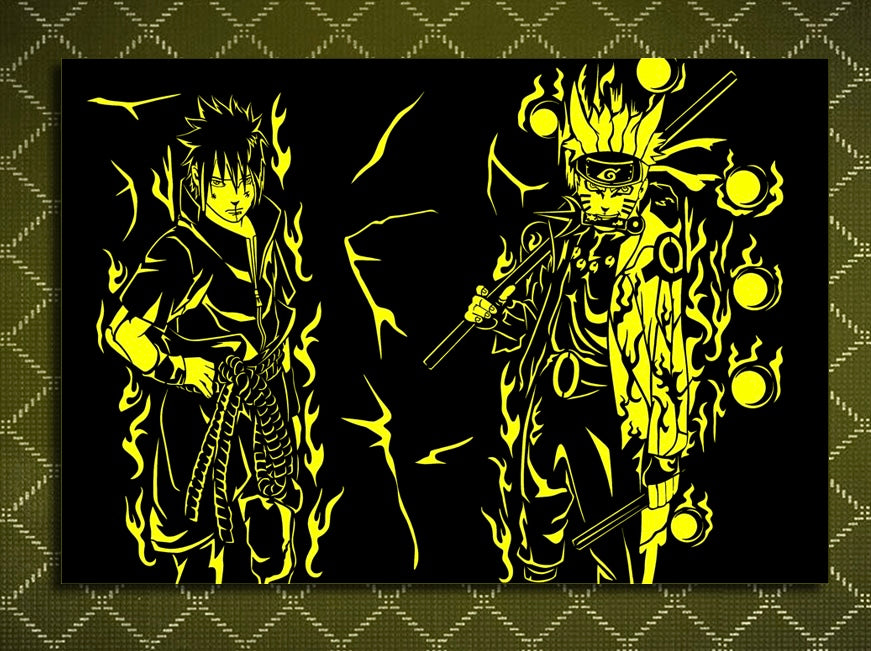 Naruto and Sasuke
