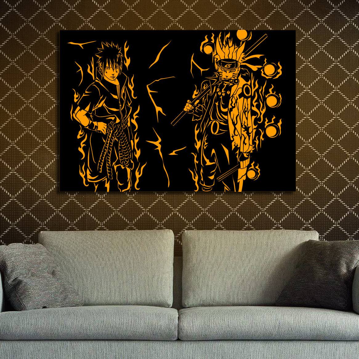 Naruto and Sasuke
