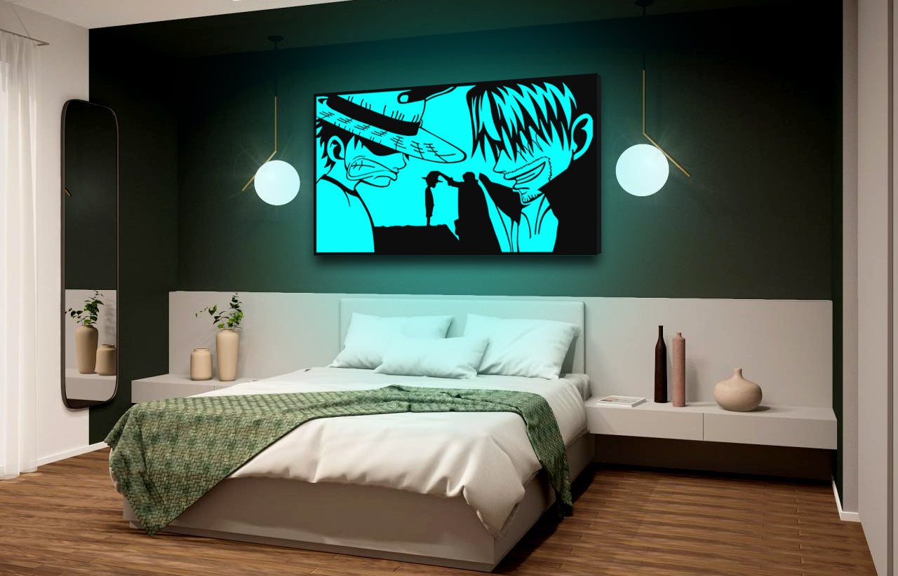 Luffy e Shanks Onepiece